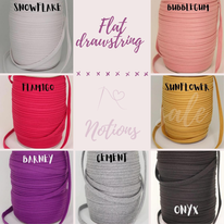 Load image into Gallery viewer, Flat cotton drawstring - 8 colors
