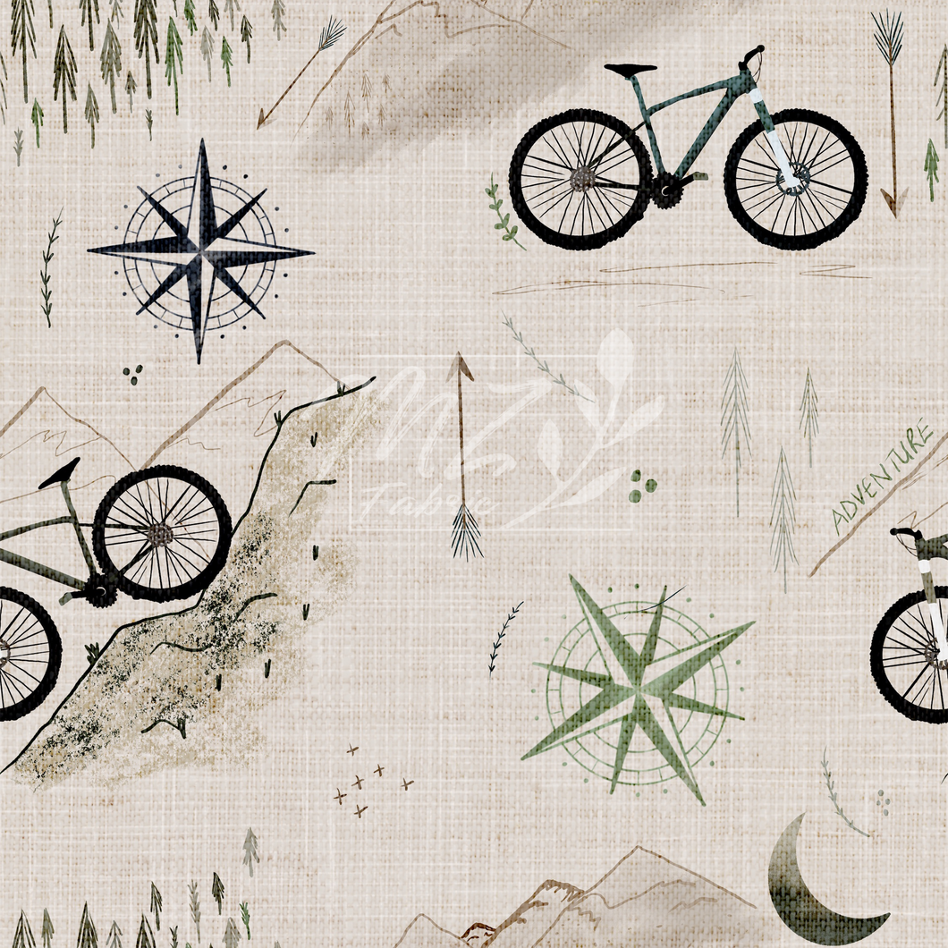 Biking on Mountain Trail