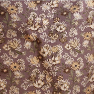 Bamboo French Terry Floral - Mauve / French Terry en bambou fleuri - Mauve