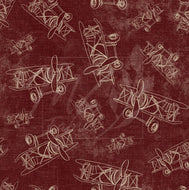 Burgundy airplane  / Avion bordeaux