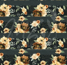 Load image into Gallery viewer, Rustic floral stripes / Rayures fleuri rustique
